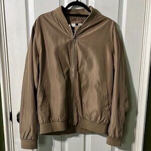 Men's Tan Topman Bomber Jacket